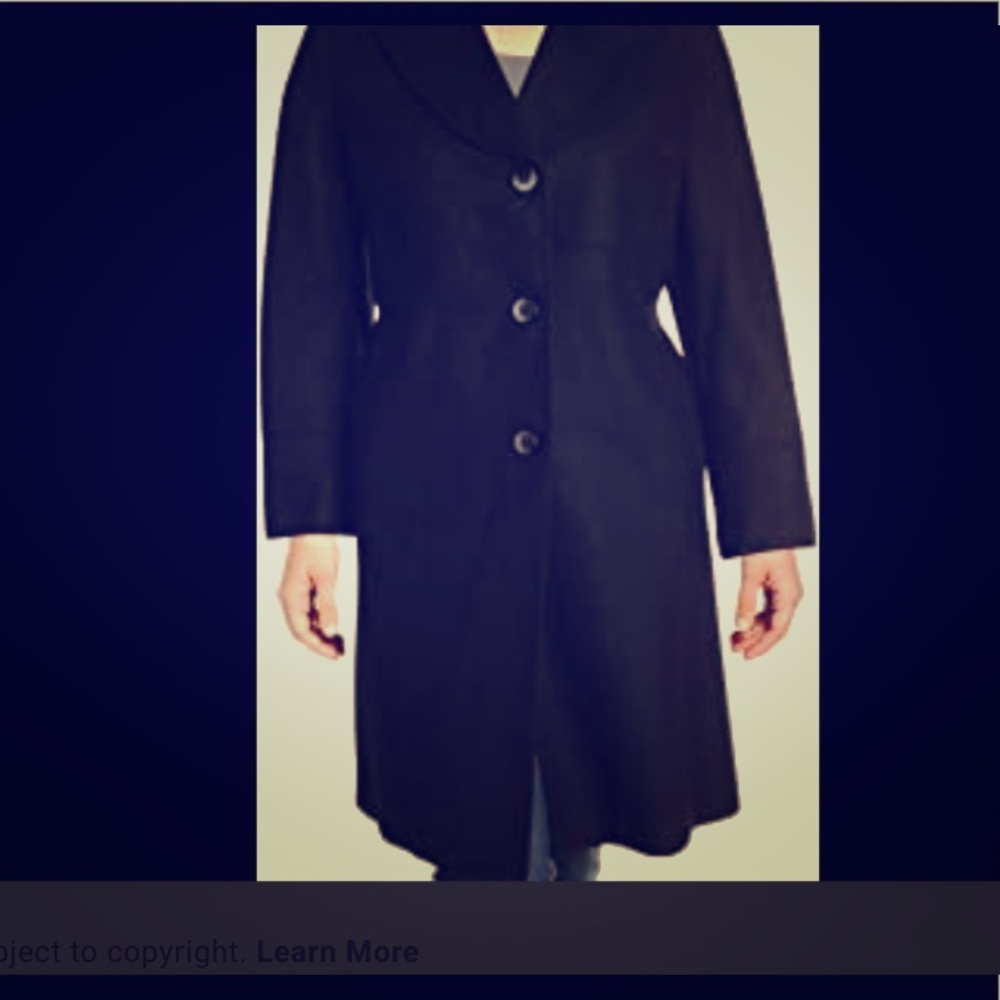 Jones New York Full Length Wool Coat
